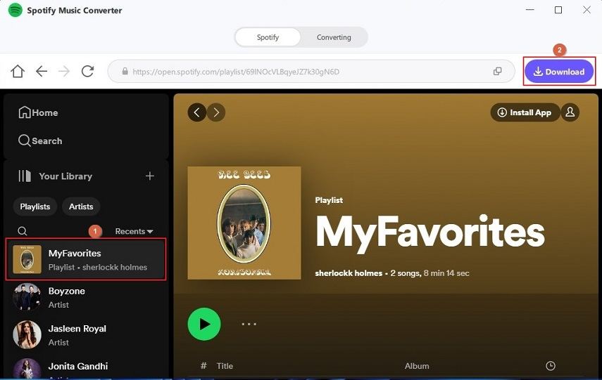 HitPaw Spotify Music Converter Download Playlist