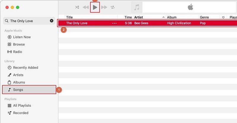 Play Apple Music on Mac offline