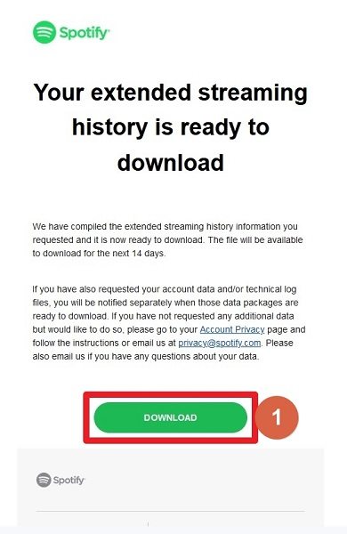 Download Streaming Data from Spotify